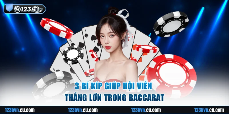 3 bí kíp giúp hội viên thắng lớn trong Baccarat